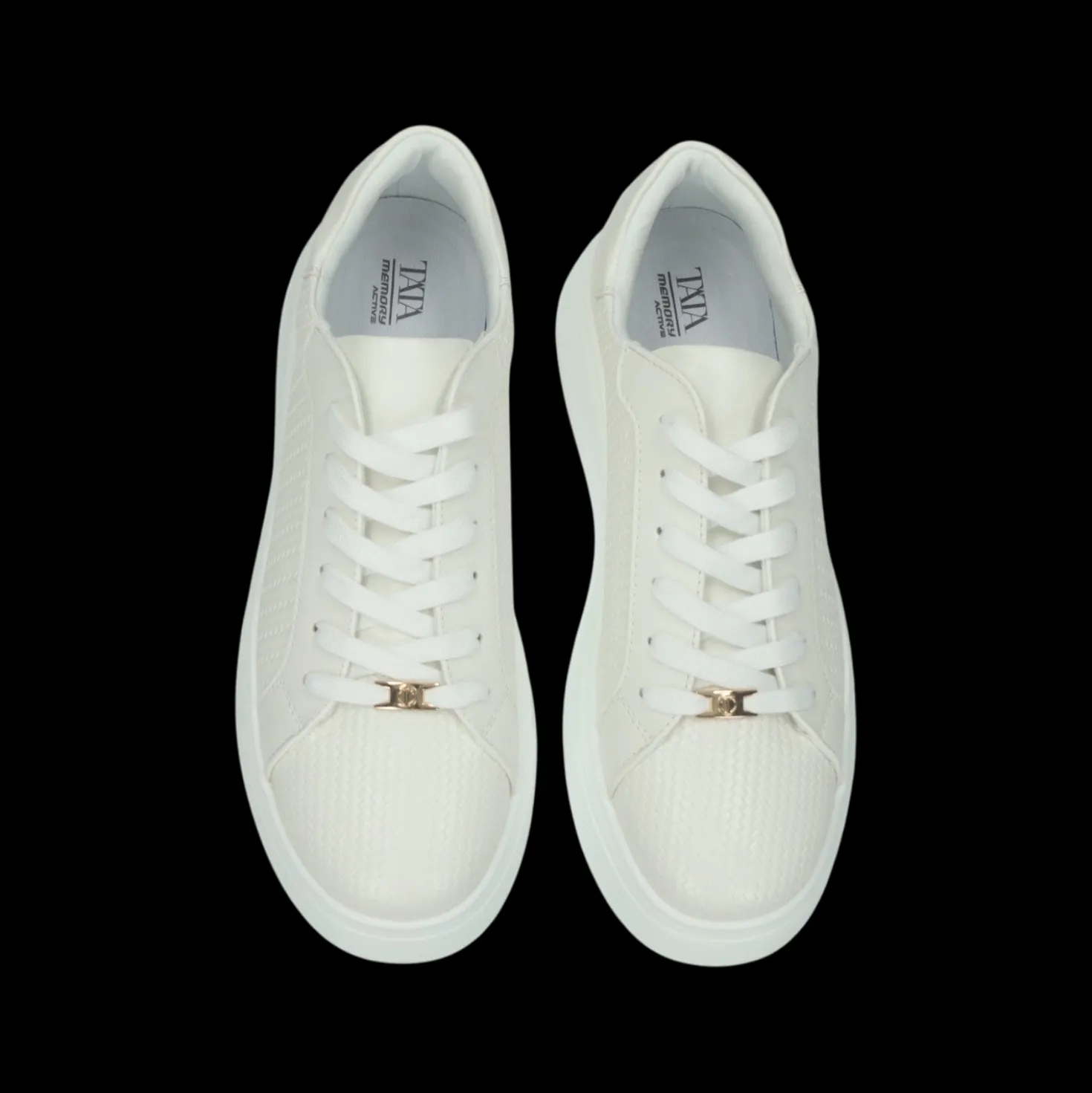 Sneakers platform con logo