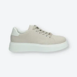 Sneakers platform con logo