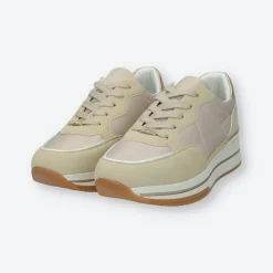Sneakers platform.Tacco alto 4 cm