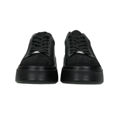 Sneakers ricoperte da strass. Tacco alto: 5 cm