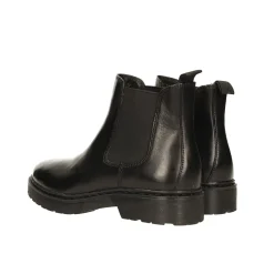Stivaletti chelsea in vera pelle.Tacco alto 3cm