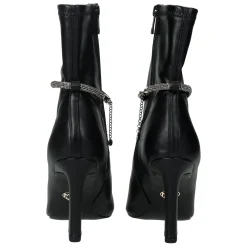 Stivaletti con cordino in strass.Tacco alto 9cm