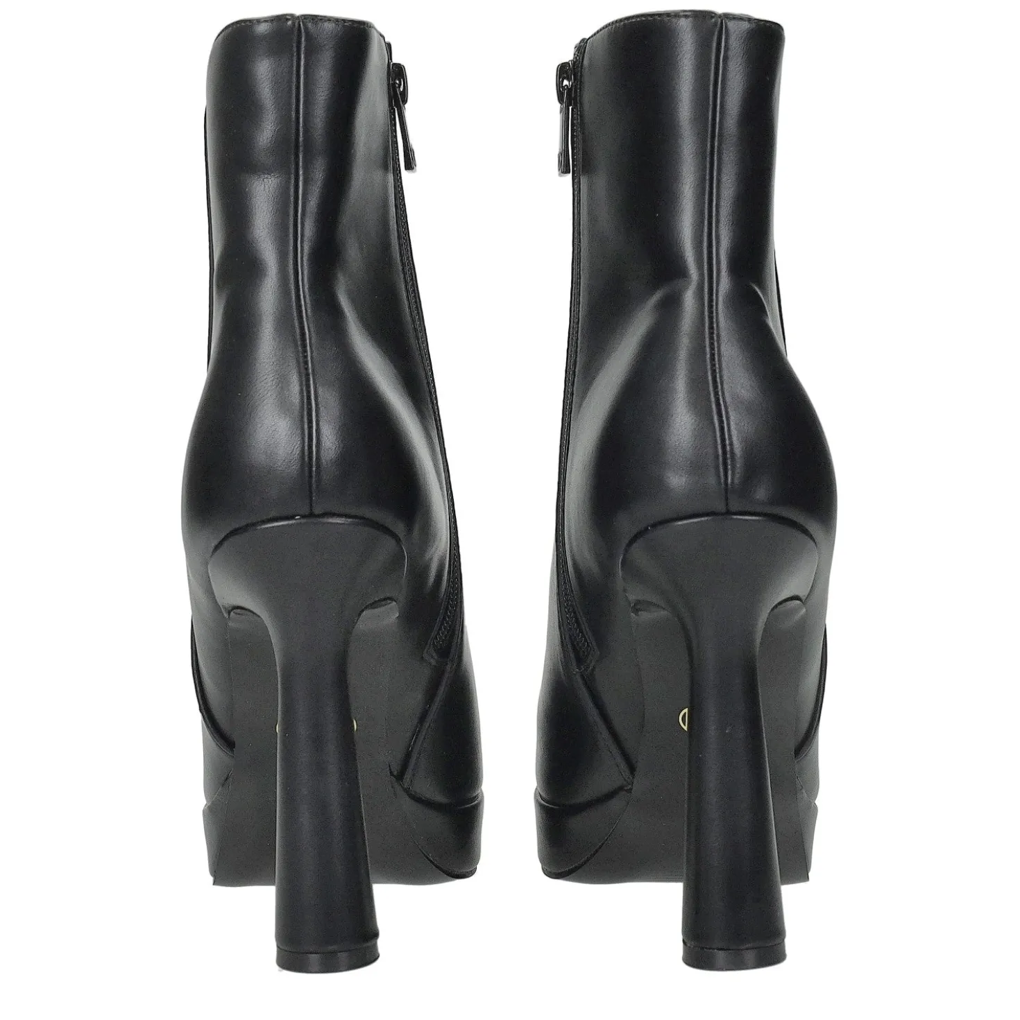 Stivaletti con dettagli stretch.Tacco alto 12cm