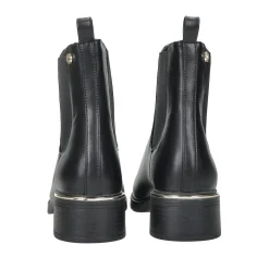 Stivaletti con dettaglio metallizzato.Tacco alto 4cm
