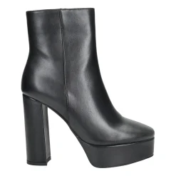Stivaletti con punta squadrata e plateau. Tacco alto 12cm