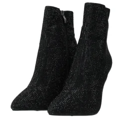 Stivaletti con strass. Tacco alto 9 cm