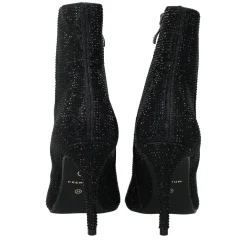 Stivaletti con strass. Tacco alto 9 cm