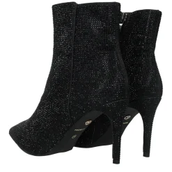 Stivaletti con strass. Tacco alto 9 cm