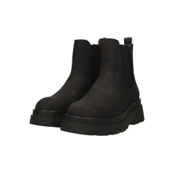 Stivaletti platform scamosciati. Tacco alto 5cm
