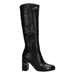 Stivali con doppia zip. Tacco alto 9cm
