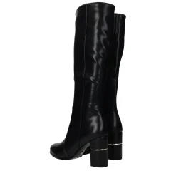 Stivali con doppia zip. Tacco alto 9cm