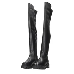 Stivali cuissardes svasati. Tacco alto 3cm